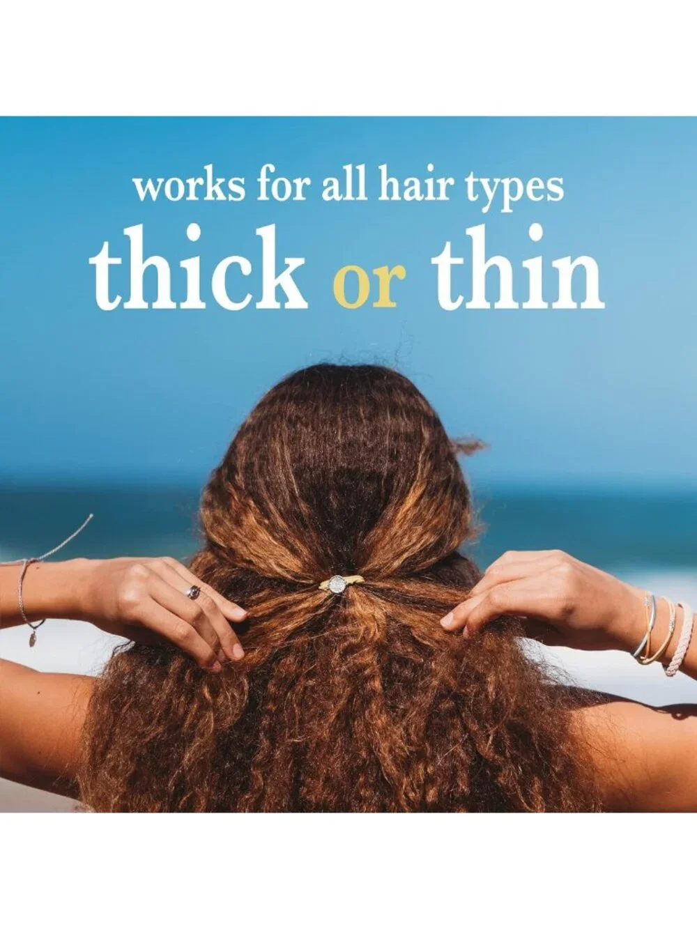 Elastic Hair Tie Bracelets - Stylish Ponytail Holders for Medium Hair